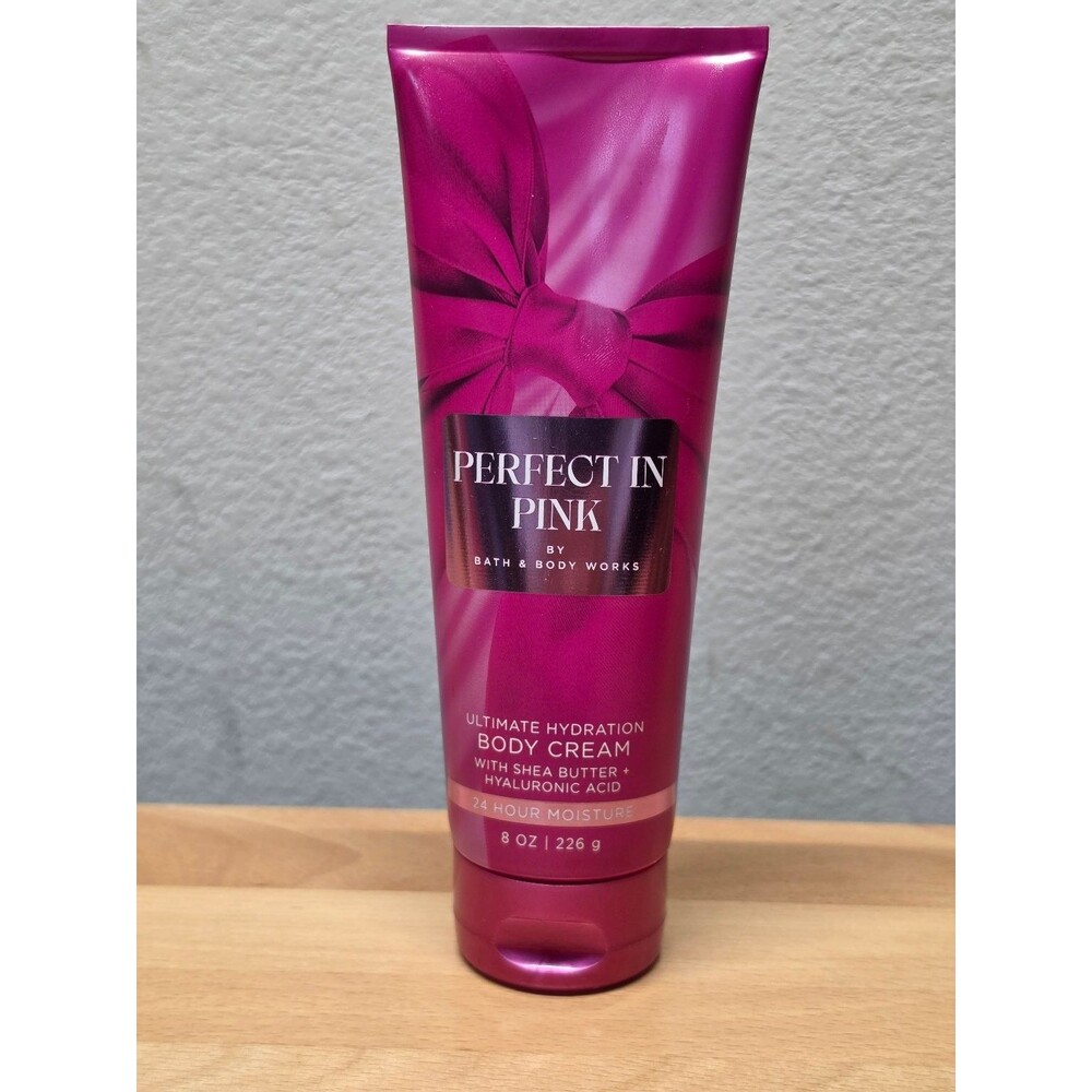 Bath & Body Works Perfect in Pink Ultimate Hydration Body Cream 8 oz NEW